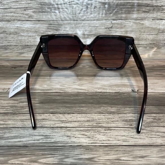TAHARI Women's Th904 Oversized 100% Uv400 Protective Square Sunglasses - Picture 4 of 6
